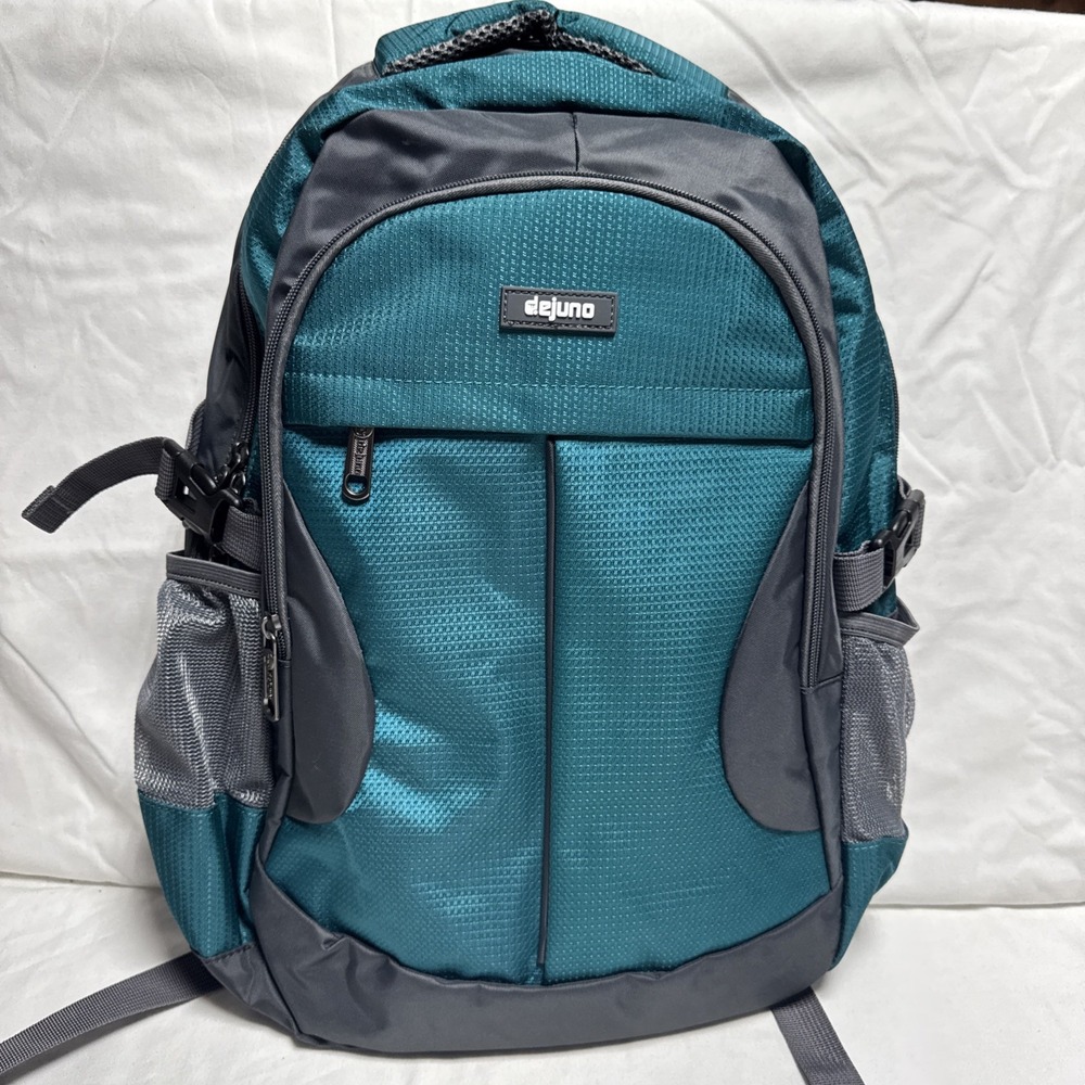 Dejuno Crestone Backpack 19" Teal Checkpoint-Friendly Laptop Adults/Kids NWT
